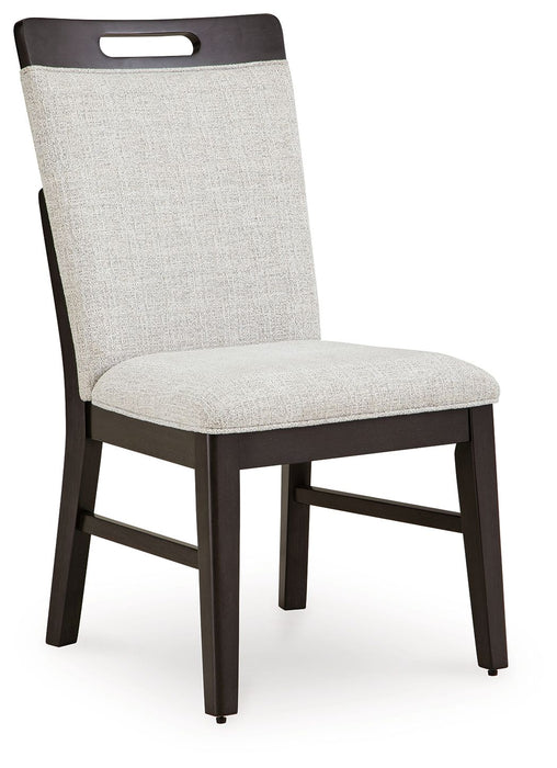 Neymorton - Light Gray / Brown - Dining Upholstered Side Chair (Set of 2) - Simple Home Plus