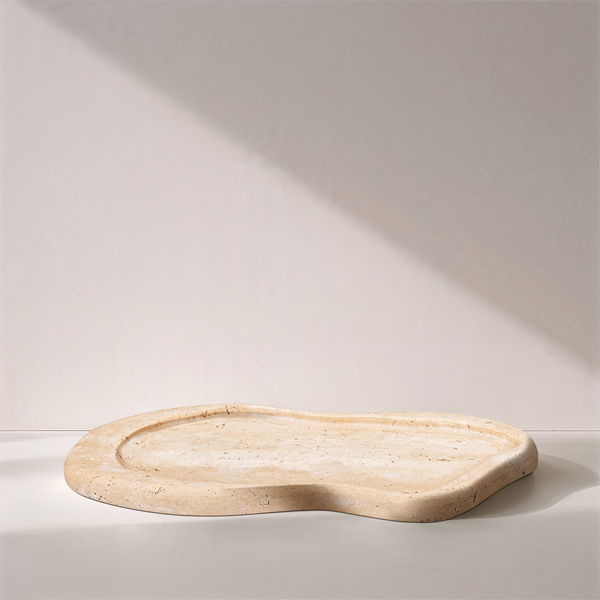 Arezzo - Travertine Tray - Natural
