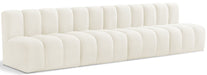 Arc - Velvet 4 Seats Modular Sofa - Simple Home Plus