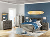 Frandern - Bookcase Panel Bedroom Set With Storage - Simple Home Plus