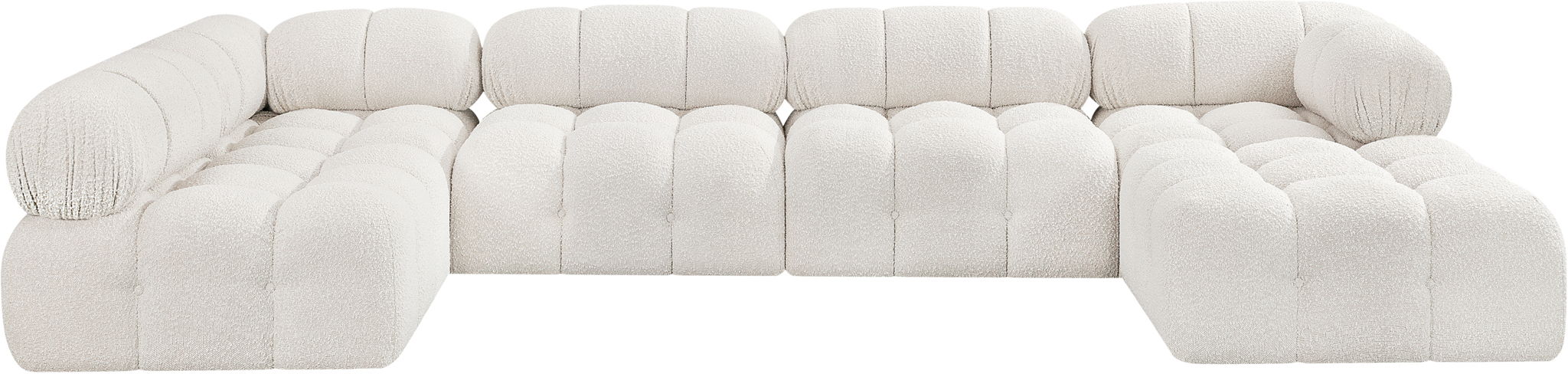 Ames - 6 Piece Modular U-Shaped Sectional - Simple Home Plus