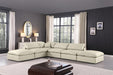 Comfy - 6 Piece Faux Leather Modular Sectional - Simple Home Plus