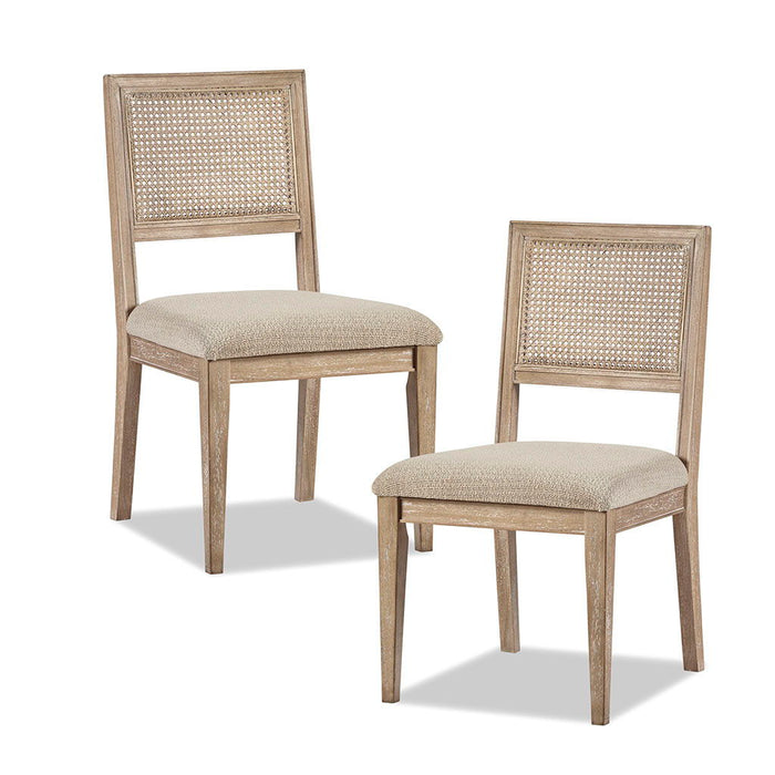 Kelly - Dining Side Chair (Set of 2) - Light Brown - Simple Home Plus