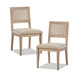 Kelly - Dining Side Chair (Set of 2) - Light Brown - Simple Home Plus