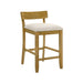 Merie - Modern Transitional Wood Counter Height Kitchen Bar Stool - Simple Home Plus
