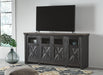 Tyler Creek - Black / Gray - Extra Large TV Stand - Simple Home Plus