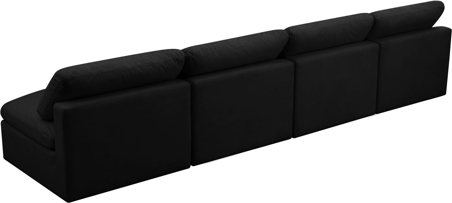Plush - Modular Armless 4 Seat Sofa - Simple Home Plus