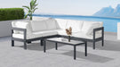 Nizuc - Outdoor Patio 5 Piece Modular Sectional With Gray Frame - Simple Home Plus