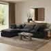 Indulge - Velvet 4 Piece Modular Sectional With Chaise - Simple Home Plus