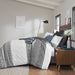 Mila - 3 Piece Comforter Set With Tufting - Gray - Simple Home Plus