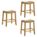 Iyani - Coastal Modern Wood Counter Height Kitchen Bar Stool - Simple Home Plus
