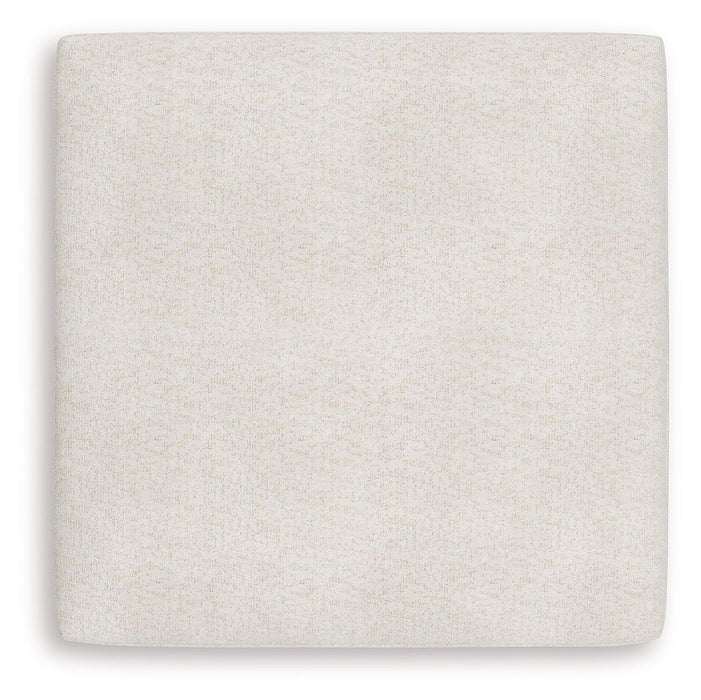 Donelson Creek - Vanilla - Oversized Accent Ottoman - Simple Home Plus