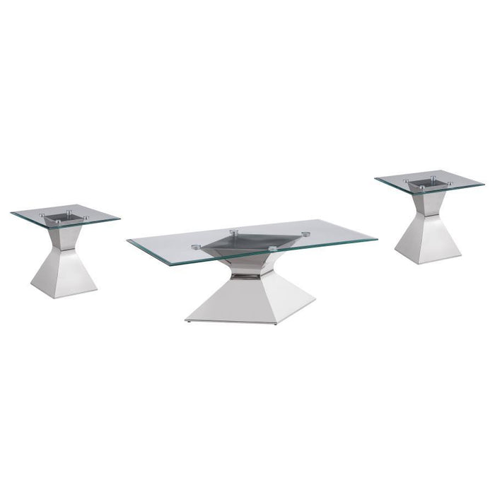 Jenny - Rectangular Coffee Table Set - Simple Home Plus