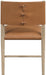 Andie - Vegan Leather Upholstered Dining Chair (Set of 2) - Natural Base - Simple Home Plus