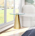 Glassimo - End Table - Gold - Simple Home Plus