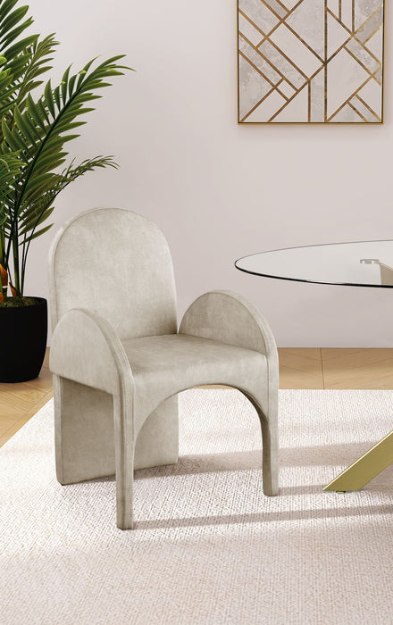 Summer - Dining Arm Chair (Set of 2) - Stone - Simple Home Plus