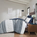 Mila - 3 Piece Comforter Set With Tufting - Navy - Simple Home Plus