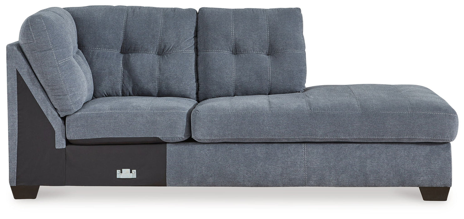 Marleton - Raf Corner Chaise - Denim - Simple Home Plus