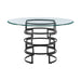 Diaz - Contemporary Round Dining Table - Matte Black - Simple Home Plus