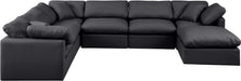 Indulge - Faux Leather 7 Piece Modular Sectional - Simple Home Plus