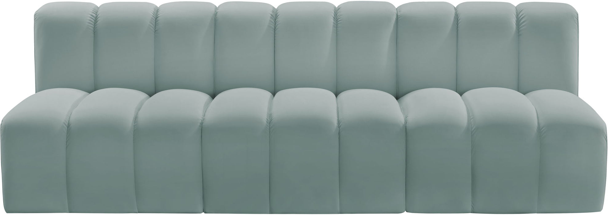 Arc - Faux Leather 3 Seats Modular Sofa - Simple Home Plus