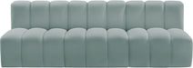 Arc - Faux Leather 3 Seats Modular Sofa - Simple Home Plus