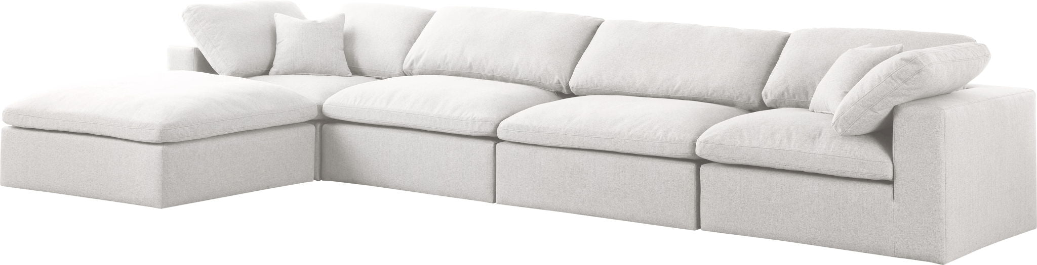 Serene - 5 Piece Modular Sectional - Simple Home Plus