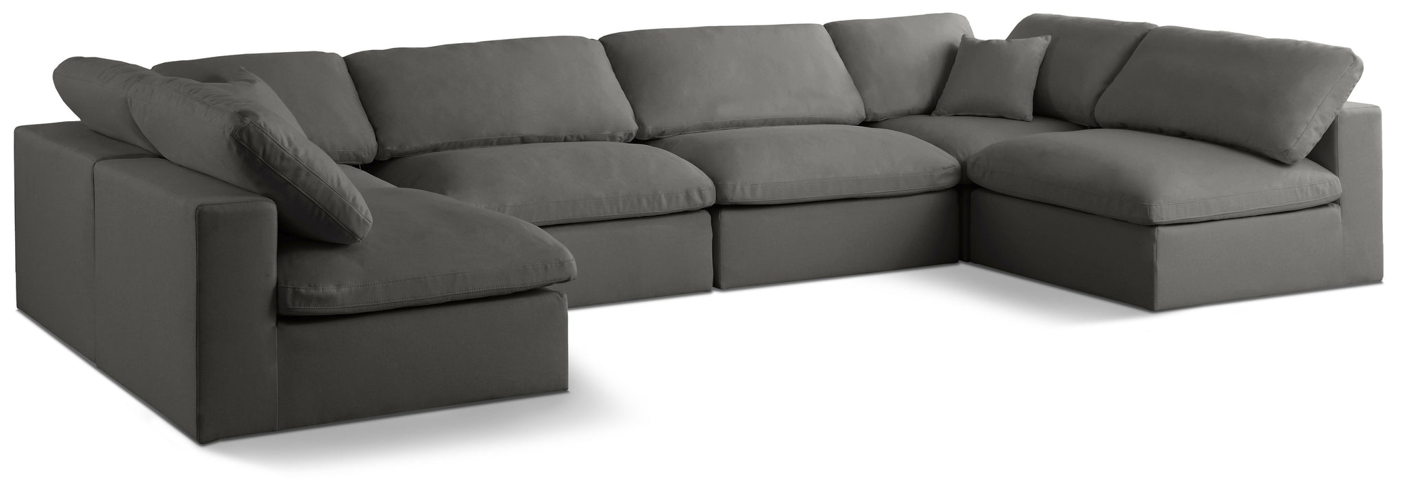 Plush - 6 Piece Modular Sectional - Simple Home Plus