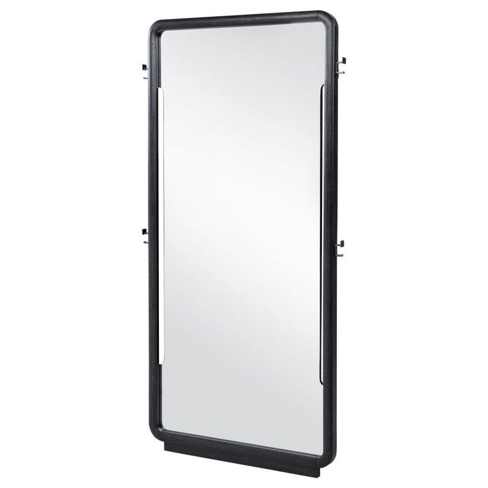 Leandro - 76" Full Length Floor Mirror - Burnished Black - Simple Home Plus
