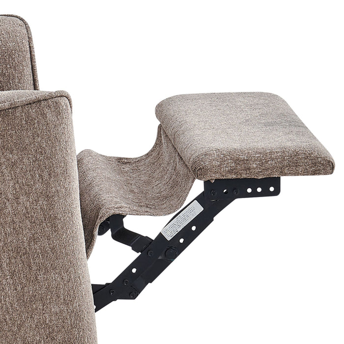 Cameron - Power Recliner 3-in-1 With Swivel, Glider, Charging Station - Taupe