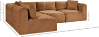 Shaggy - Fabric 4 Piece Modular Sectional - Simple Home Plus
