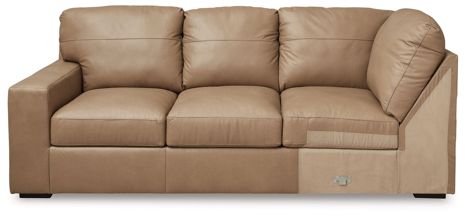 Bandon - Laf Sofa With Corner Wedge - Toffee - Simple Home Plus