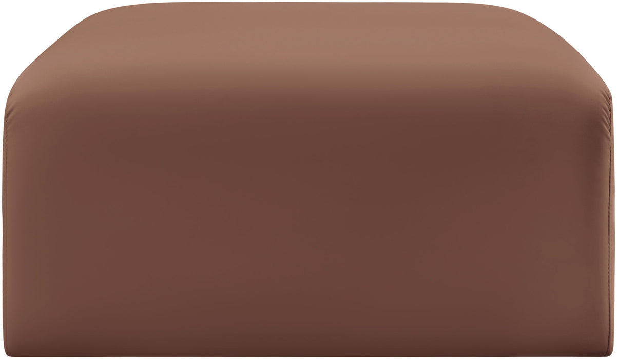 Arc - Faux Leather Ottoman - Simple Home Plus