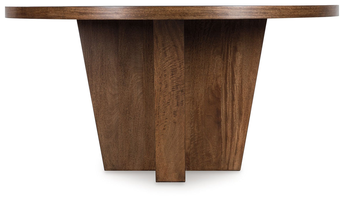 Kristiland - Dining Table - Warm Brown