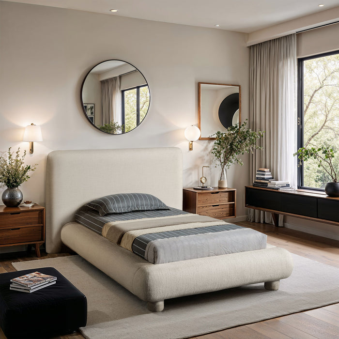 Blair - Polyester Upholstered Bed - Simple Home Plus