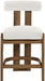 Arienzo - Velvet Upholstered Counter Stool (Set of 2) - Simple Home Plus