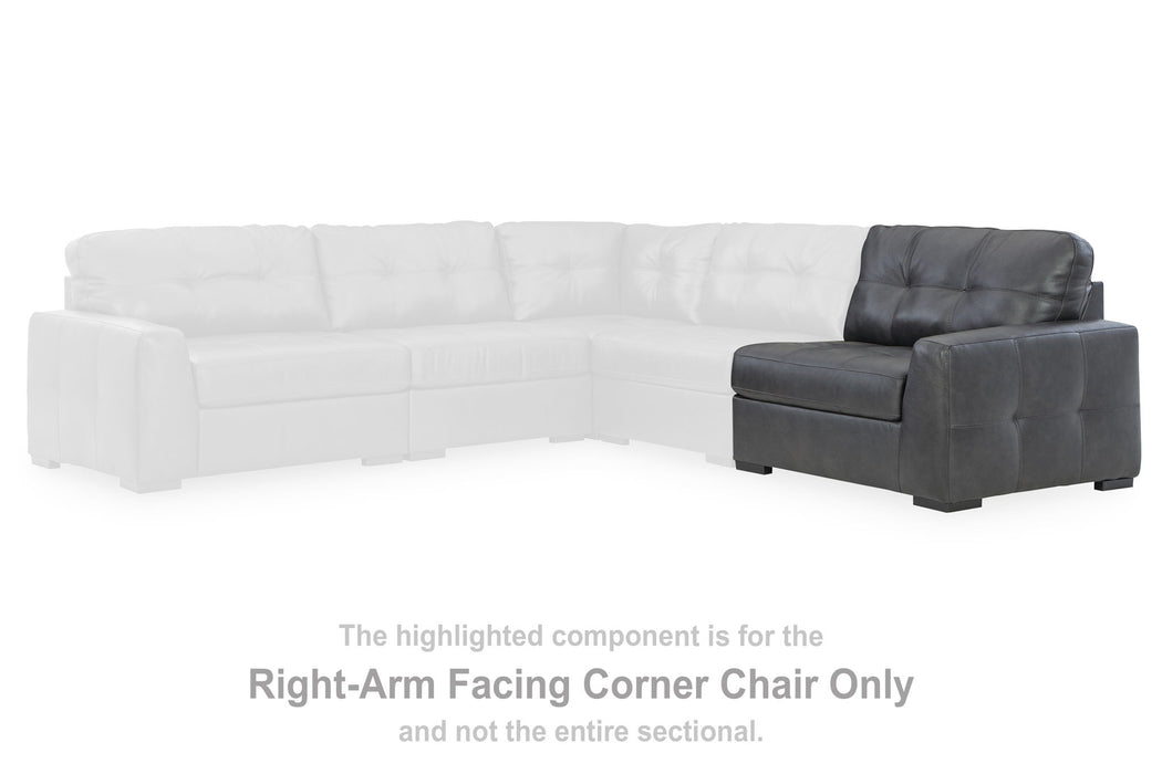Brindley Pier - Raf Corner Chair - Fog - Simple Home Plus