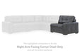 Brindley Pier - Raf Corner Chair - Fog - Simple Home Plus