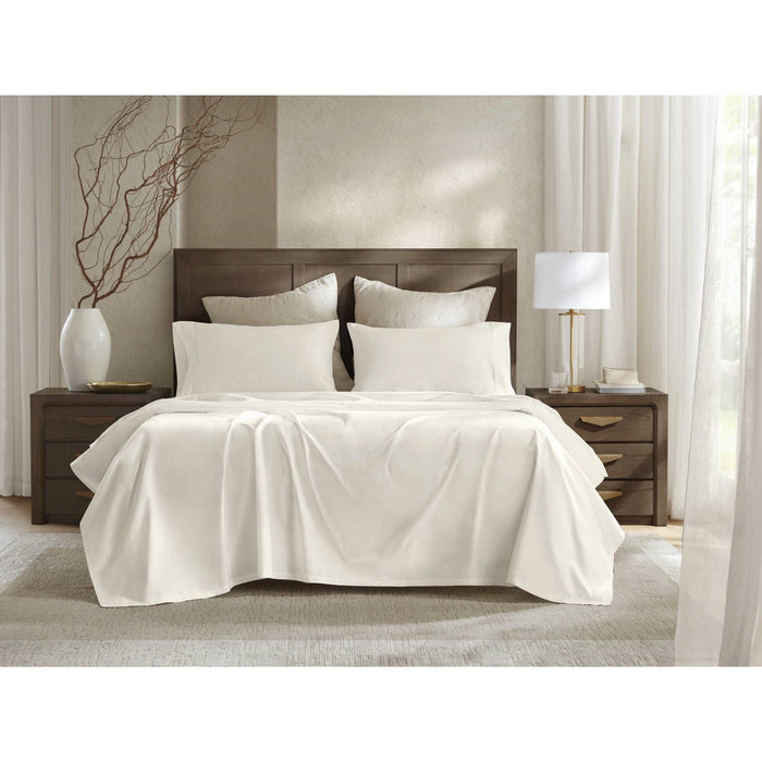 Split King Sateen Sheet Set - Off-White - Simple Home Plus
