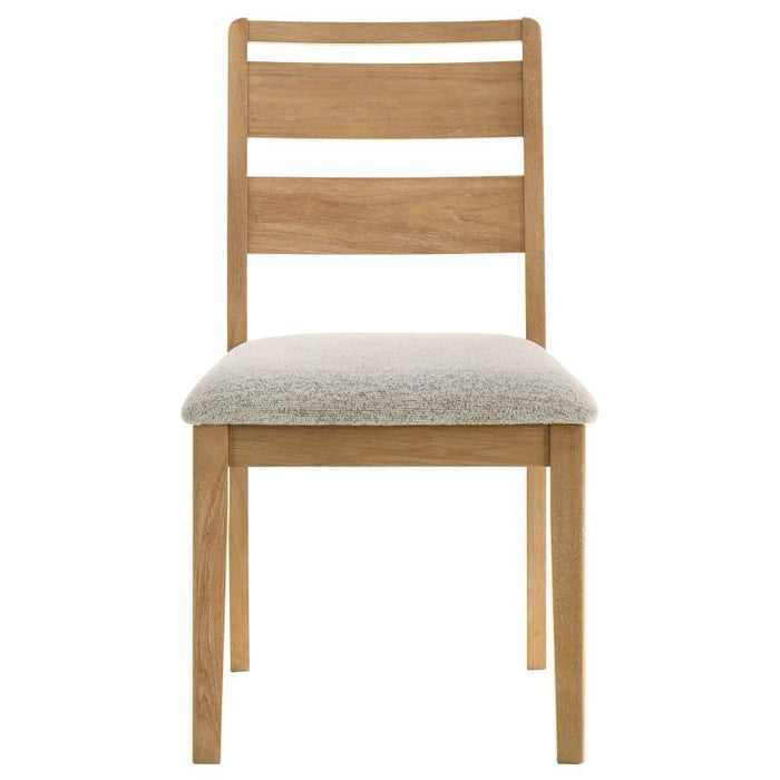 Duncan - Ladder Back Dining Side Chair (Set of 2) - Washed Oak - Simple Home Plus