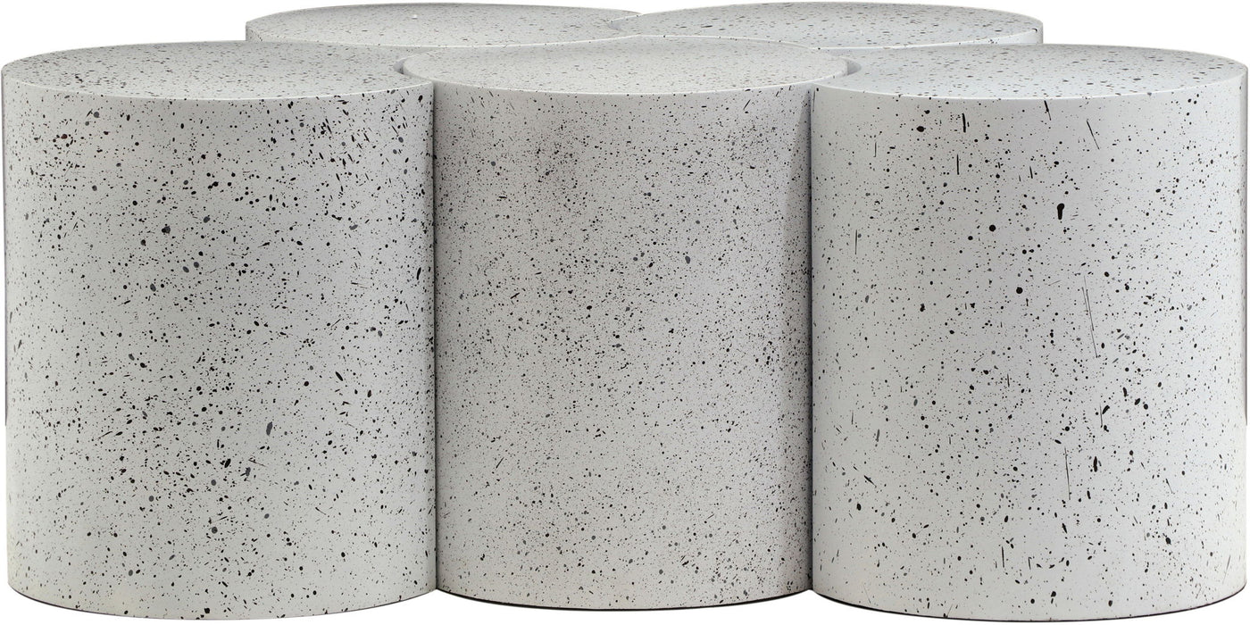 Dimple - 5 Piece Modular Coffee Table - Terazzo Finish - Simple Home Plus