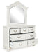 Montelaine - Antique White - Dresser And Mirror - Simple Home Plus