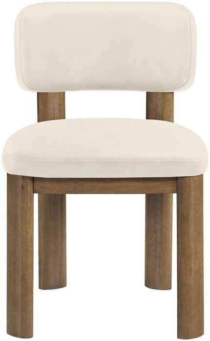 Paloma - Vegan Leather Upholstered Dining Chair (Set of 2) - Brown Frame - Simple Home Plus
