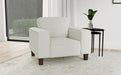Deerhurst - Upholstered Track Arm Tufted Accent Chair - Greige - Simple Home Plus