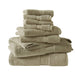 800GSM - 8 Piece Antimicrobial Towel Set - Beige - Simple Home Plus