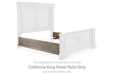 Blairhurst - California King Panel Rails - Light Grayish Brown - Simple Home Plus