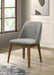 Franklin - Upholstered Dining Side Chair (Set of 2) - Gray - Simple Home Plus