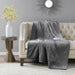 Heated Throw - Dark Gray - Simple Home Plus