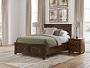 Danabrin - Queen Storage Footboard With Roll Slats - Brown - Simple Home Plus