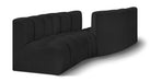 Arc - Boucle Fabric 4 Piece Sofa - Simple Home Plus
